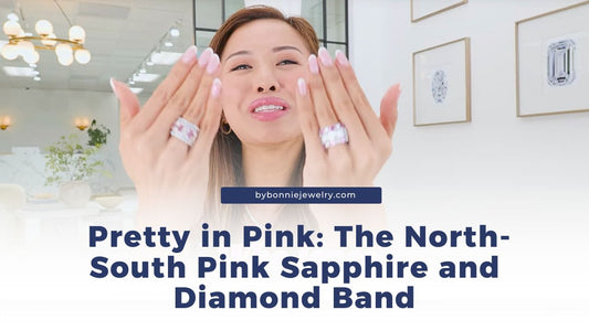Pretty in Pink: The North-South Pink Sapphire and Diamond Band