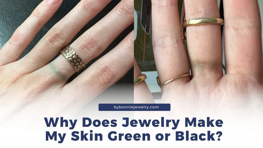 Why is my skin turning green/black when I wear jewelry?