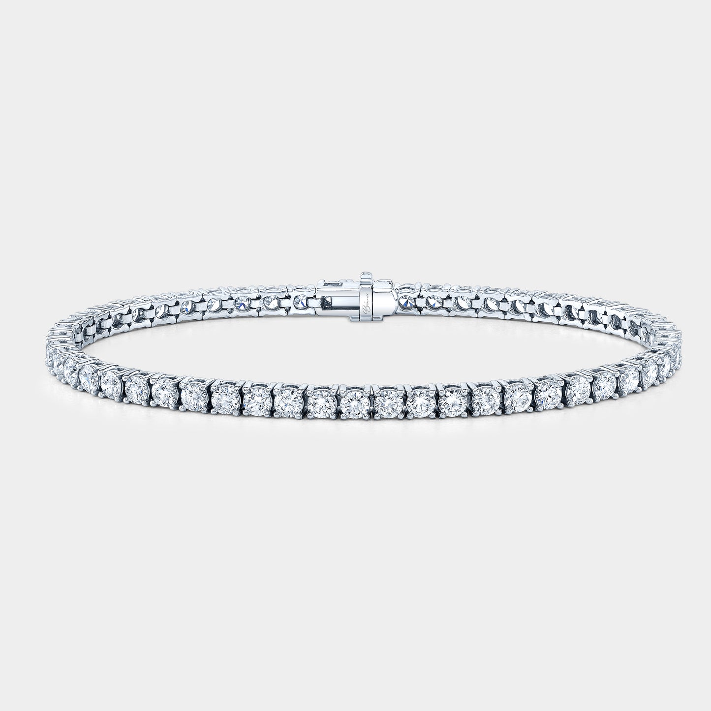 4.25ct Lab Grown Diamond Tennis Bracelet, White Gold.