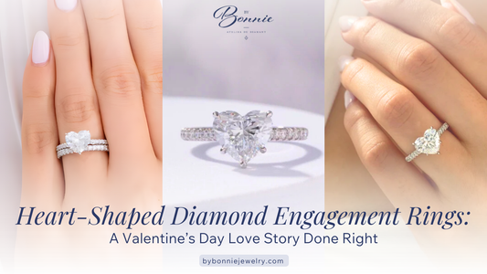 Heart-Shaped Diamond Engagement Rings: A Valentine’s Day Love Story Done Right