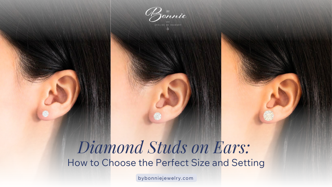 Diamond Studs on Ears: How to Choose the Perfect Size and Setting