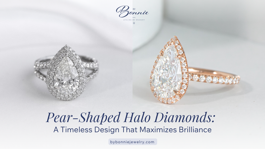 Pear-Shaped Halo Diamonds: A Timeless Design That Maximizes Brilliance