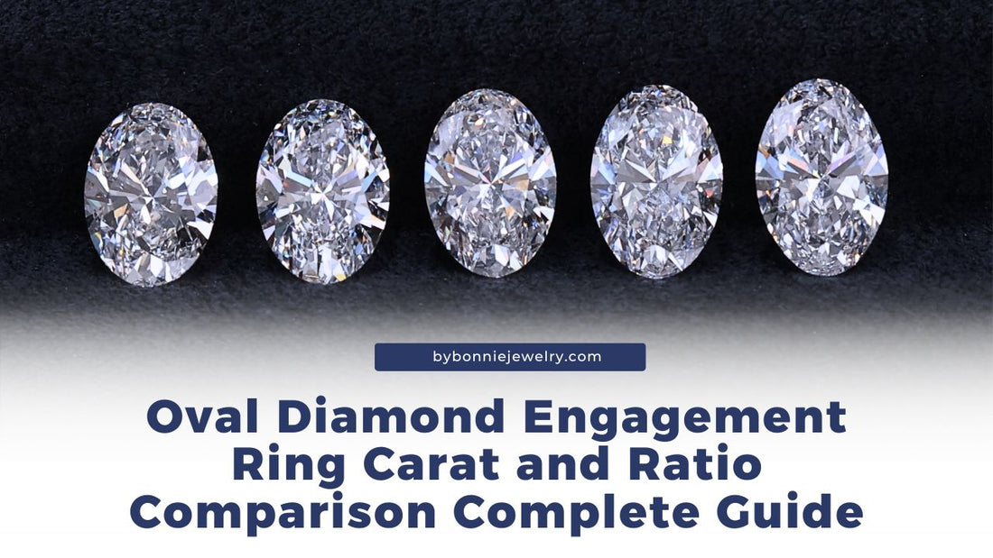 Oval Diamond Engagement Ring Carat and Ratio Comparison Complete Guide