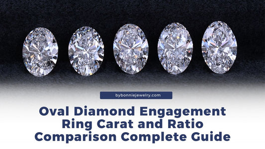Oval Diamond Engagement Ring Carat and Ratio Comparison Complete Guide