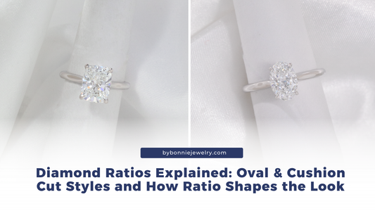 Diamond Ratios Explained: Oval & Cushion Cut Styles and How Ratio Shapes the Look