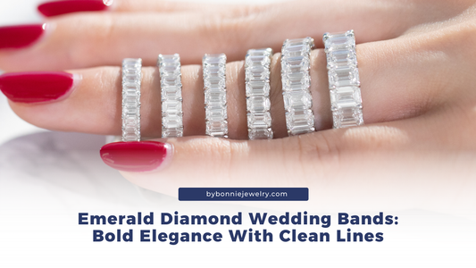 Emerald Diamond Wedding Bands: Bold Elegance With Clean Lines