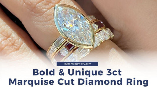 3ct Marquise Cut Diamond Ring