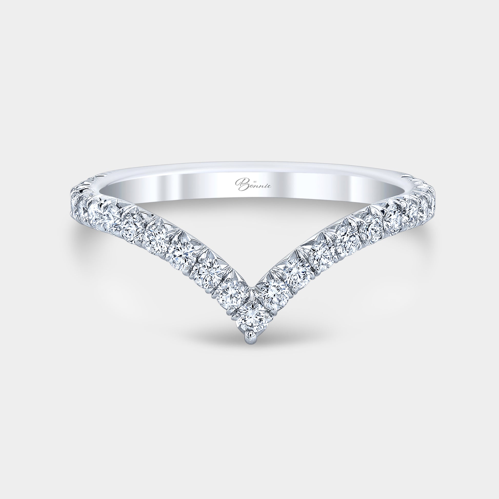 MEN'S BAND 0.50CT ROUND DIAMOND 14K WHITE GOLD MEN'S BAND 0.50CT ROUND DIAMOND 14K WHITE GOLD