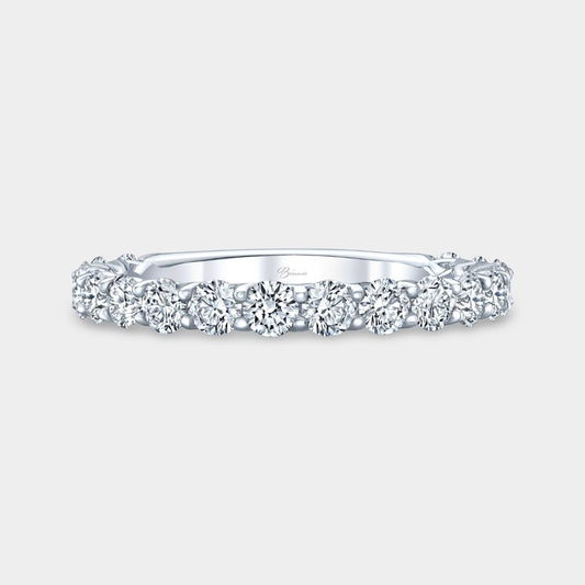 1ct Round Diamond Eloise Trellis Platinum 2.50mm Wedding Band