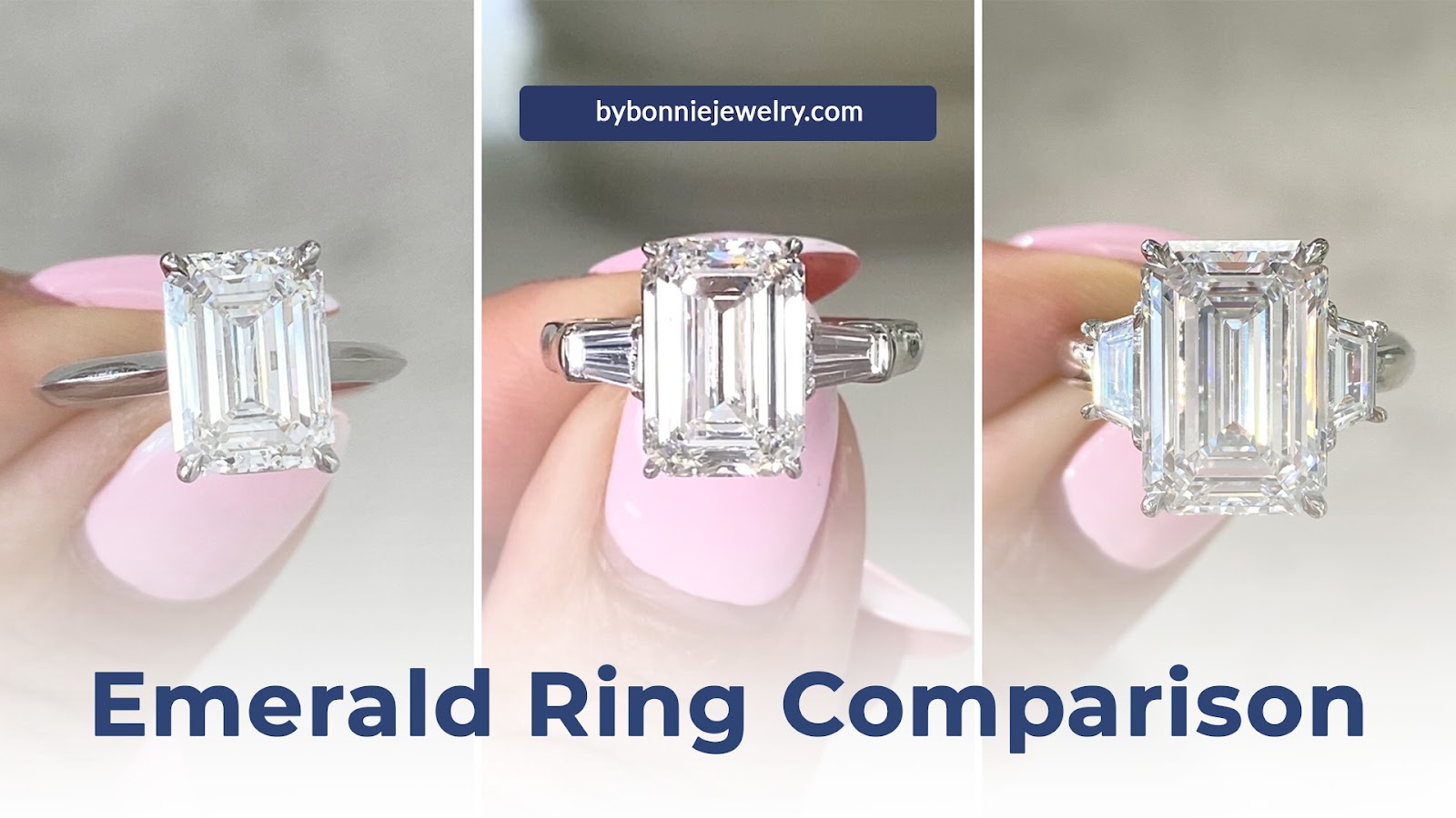  Emerald Cut Diamond Ring Comparison