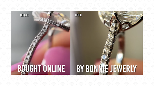 Ring Bought Online Vs. By Bonnie Ring