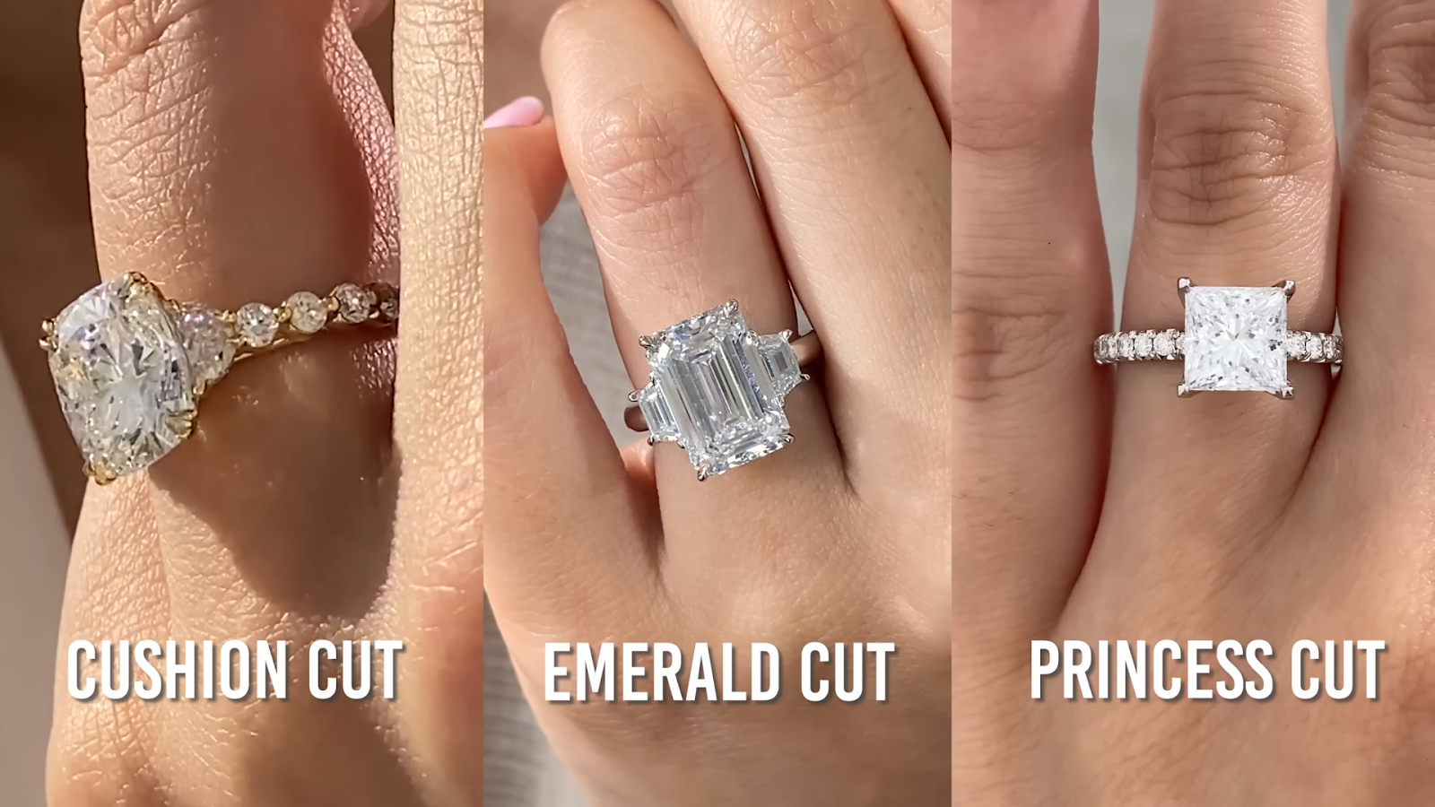 Emerald cut diamond