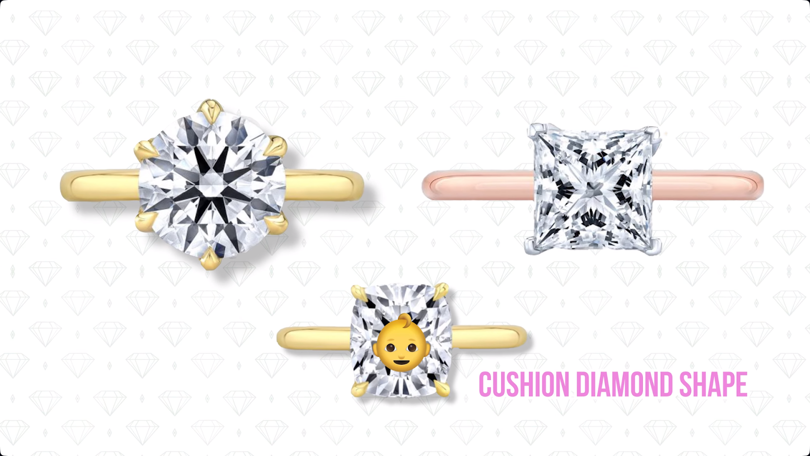 Cushion diamond shape 