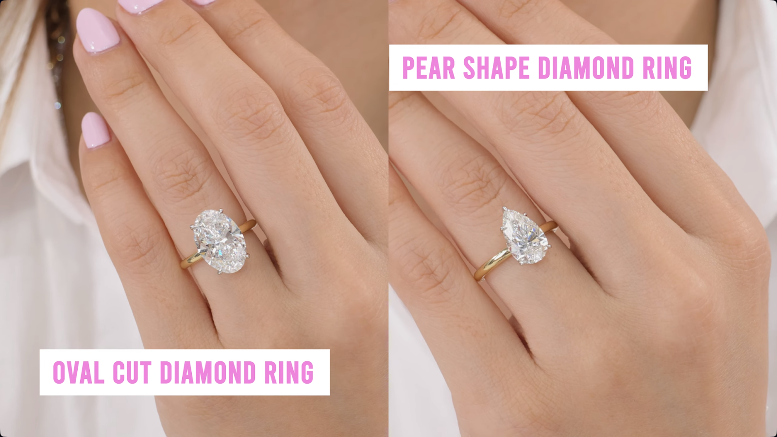 Elongated Pear Diamond vs Elongated Oval Diamond