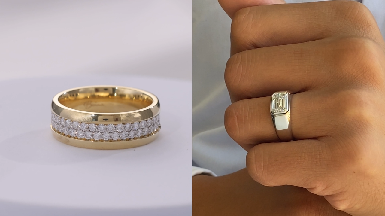 Diamond-Set Bands