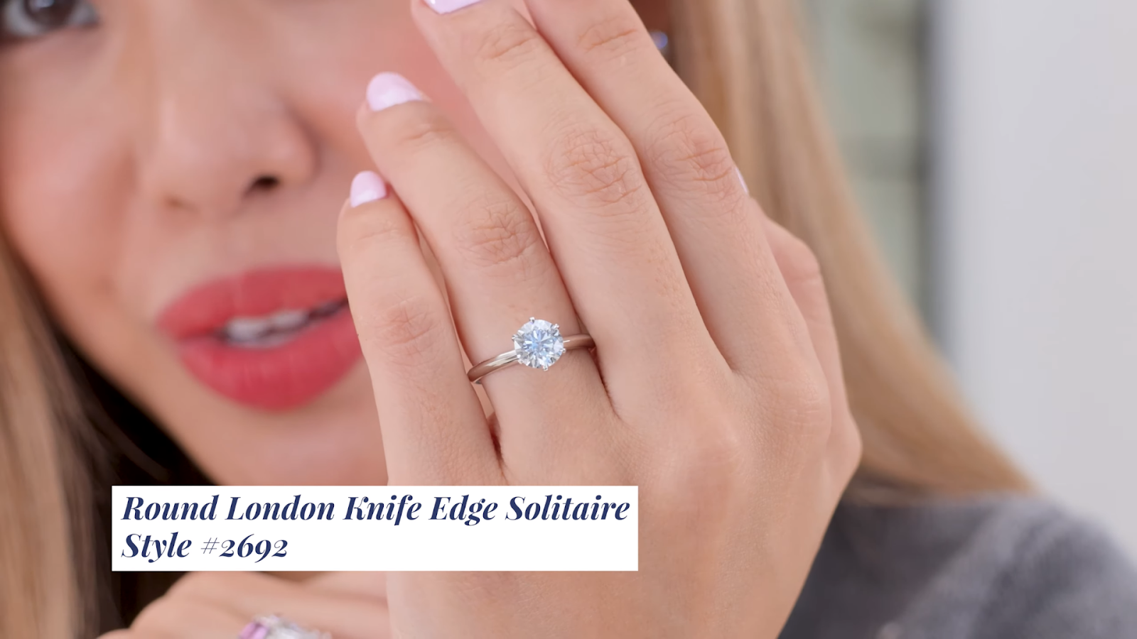 Classic Round Knife Edge Solitaire