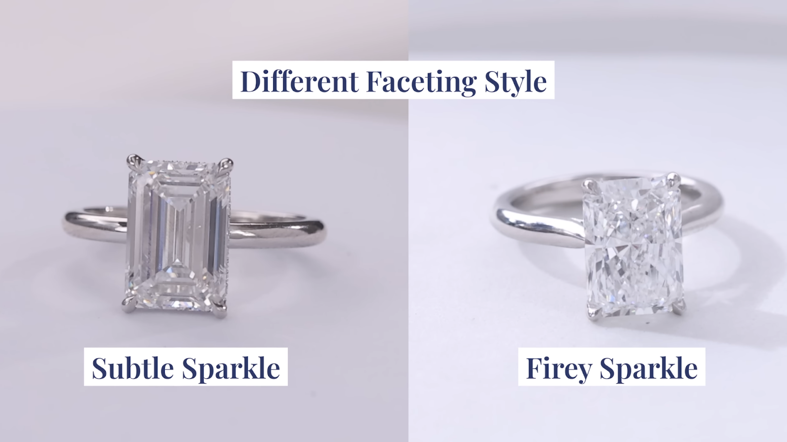 Emerald Cut Diamond vs Radiant Cut Diamond